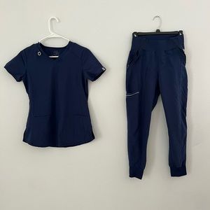 Cherokee Navy Scrubs, Set is Infinity brand